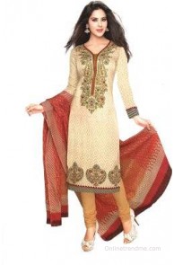 Reya Cotton Printed Dress/Top Material(Un-stitched)